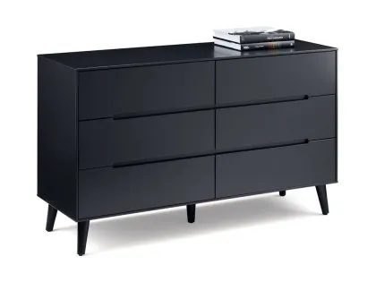 Julian Bowen Alicia Anthracite 6 Drawer Chest of Drawers