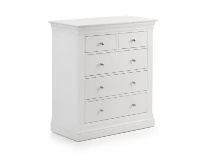 Julian Bowen Clermont Surf White 3+2 Chest of Drawers