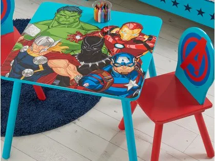 Disney Marvel Avengers Table and 2 Chairs