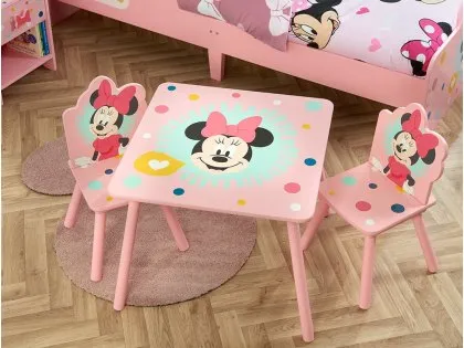 Disney Minnie Mouse Table and 2 Chairs
