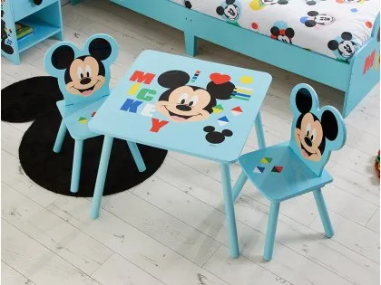 Disney Mickey Mouse Table and 2 Chairs