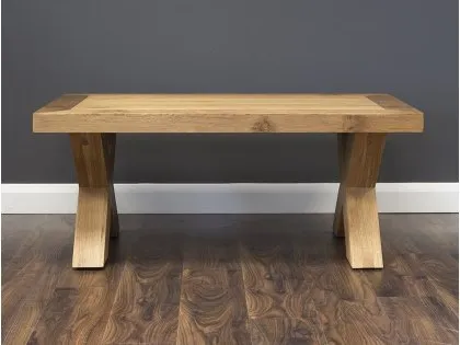 Honey B X Range Oak Wooden Coffee Table (Assembled)