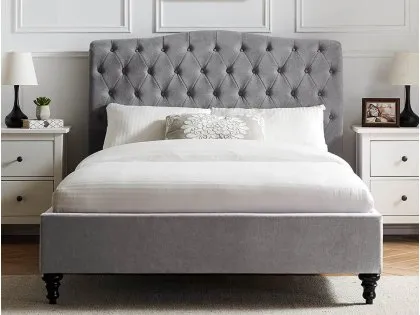 Limelight Rosa 6ft Super King Size Light Grey Fabric Bed Frame