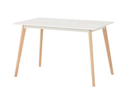 Seconique Bendal 120cm White and Beech Dining Table