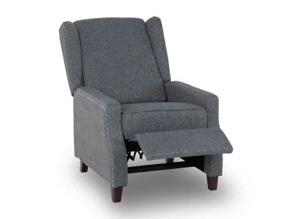 Seconique Kensington Blue Fabric Recliner Chair