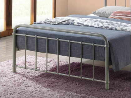Time Living Miami 4ft6 Double Pebble Metal Bed Frame