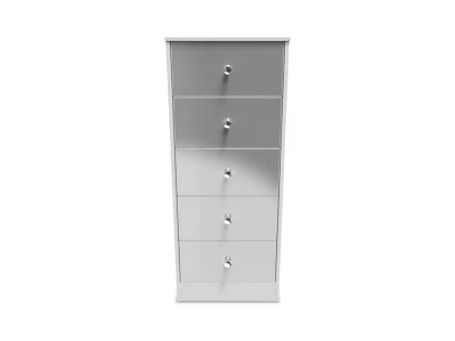 Welcome Padstow 5 Drawer Narrow Chest of Drawers (Assembled)