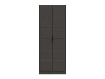 Welcome New York 2 Door Tall Double Hanging Wardrobe (Assembled)
