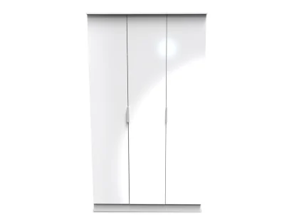 Welcome Plymouth 3 Door Tall Triple Wardrobe (Assembled)