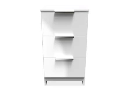Welcome Plymouth 3 Drawer Bedside Table (Assembled)