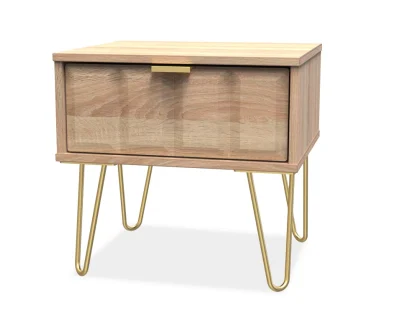 Welcome Cube 1 Drawer Bedside Table (Assembled)