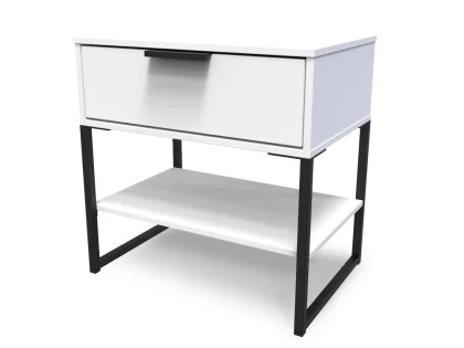 Welcome Diego 1 Drawer Midi Bedside Table (Assembled)
