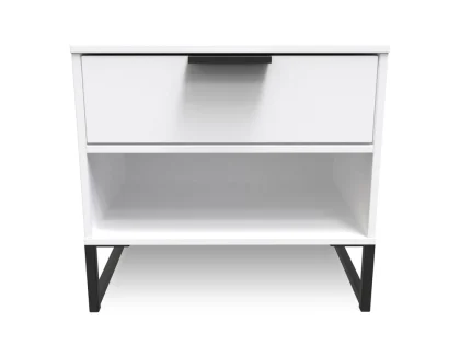 Welcome Diego Wide 1 Drawer Bedside Table (Assembled)