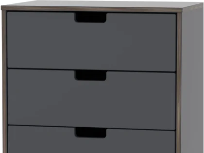 Welcome Shanghai 3 Drawer Midi Chest of Drawers (Assembled)