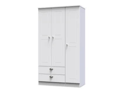 Welcome Victoria 3 Door 2 Drawer Tall Triple Wardrobe (Assembled)
