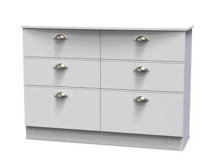 Welcome Victoria 6 Drawer Midi Chest of Drawers (Assembled)