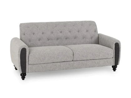 Seconique Chester Grey Fabric 3 Seater + 2 Seater Sofa Set