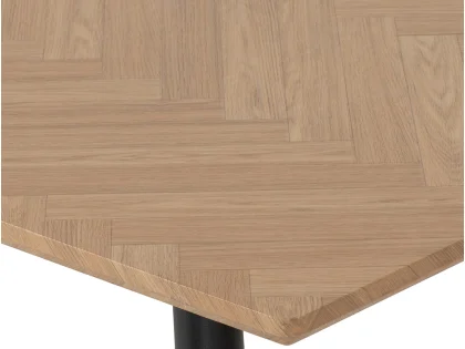 Seconique Hamilton 180cm Oak Effect Dining Table