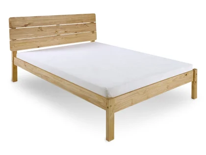 Seconique Ronan 4ft6 Double Waxed Pine Wooden Bed Frame