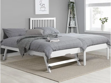 Birlea Buxton 3ft Single White Wooden Guest Bed Frame