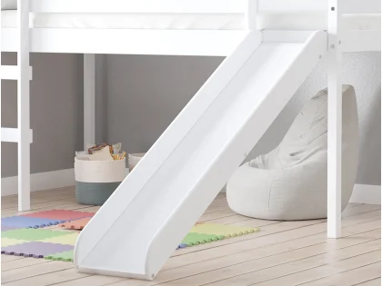 Birlea Frankie 3ft Single White Mid Sleeper Bed Frame with Slide