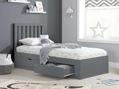 Birlea Appleby Grey Wooden 4 Drawer Storage Bed Frame Birlea Appleby Grey Wooden 4 Drawer Storage Bed Frame