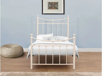 Birlea Emily 3ft Single Cream Metal Bed Frame