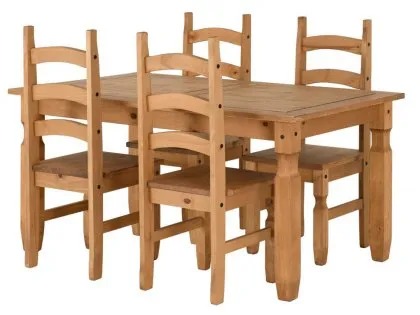 Seconique Corona 152cm Pine Dining Table