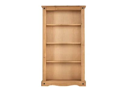 Seconique Corona Pine Medium Wooden Bookcase