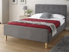 GFW GFW Ashbourne 4ft6 Double Grey Fabric Bed Frame