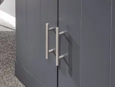 GFW GFW Kendal Slate Blue and Oak 2 Door 2 Drawer Compact Sideboard