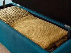 GFW GFW Secreto Teal Fabric Blanket Box