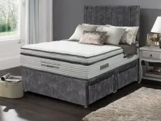 ASC ASC Serenity Luxury Pocket 1000 Pillowtop 5ft King Size Lunar Divan Bed