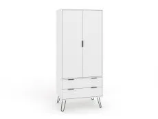 Core Products Core Augusta White 2 Door 2 Drawer Wardrobe