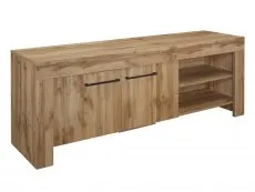 Birlea Furniture & Beds Birlea Compton Oak 2 Door TV Cabinet