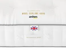 Millbrook Beds Millbrook Wool Sublime Pocket 4000 3ft Single Mattress