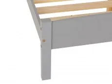 Seconique Seconique Amber 4ft6 Double Grey Wooden Bed Frame