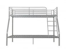 Seconique Seconique Tandi 3ft plus 4ft6 Silver Metal Bunk Bed Frame