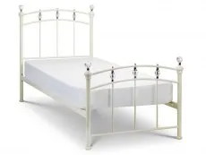 Julian Bowen Sophie 3ft Single Ivory Metal Bed Frame