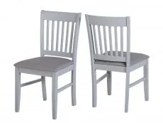 Seconique Seconique Oxford Grey Set of 2 Dining Chairs