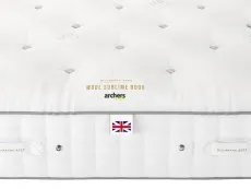 Millbrook Beds Millbrook Wool Sublime Soft Pocket 8000 6ft Super King Size Divan Bed