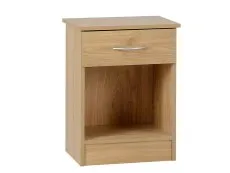 Seconique Seconique Bellingham Oak 1 Drawer Bedside Cabinet