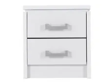 Seconique Seconique Charles White 2 Drawer Bedside Table