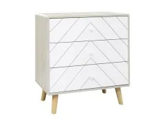 Seconique Seconique Dixie Grey and White 3 Piece Bedroom Furniture Package