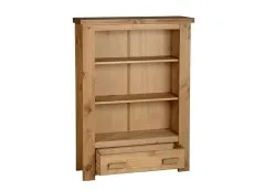 Seconique Tortilla Waxed Pine 1 Drawer Bookcase