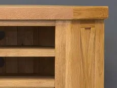 Honey B Honey B X Range 1 Drawer Oak Wooden Corner TV Cabinet (Assembled)