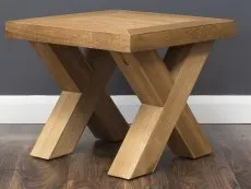 Honey B Honey B X Range Oak Wooden Lamp Table (Assembled)