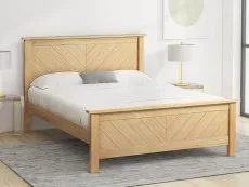 Limelight  Limelight Kenji 6ft Super King Size Oak Wooden Bed Frame