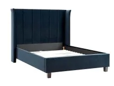 Limelight  Limelight Polaris 5ft King Size Navy Blue Fabric Bed Frame