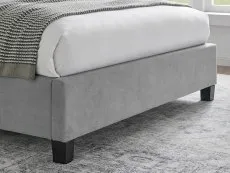 Limelight  Limelight Rhea 4ft6 Double Light Grey Fabric Bed Frame